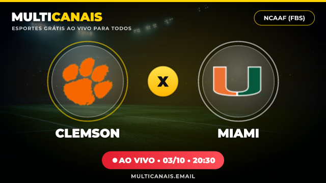 Banner Clemson x Miami