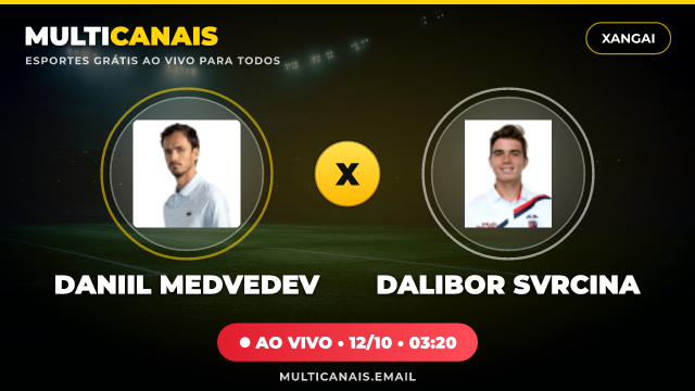 Banner Daniil Medvedev x Dalibor Svrcina