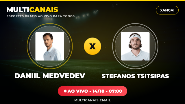 Banner Daniil Medvedev x Stefanos Tsitsipas