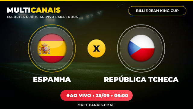 Banner Espanha x República Tcheca