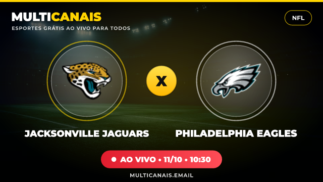 Banner Jacksonville Jaguars x Philadelphia Eagles