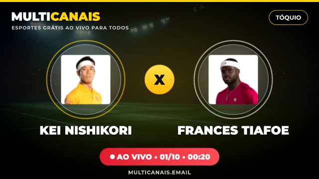 Banner Kei Nishikori x Frances Tiafoe