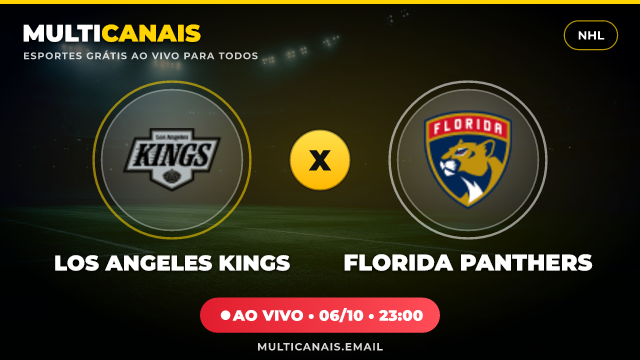 Banner Los Angeles Kings x Florida Panthers