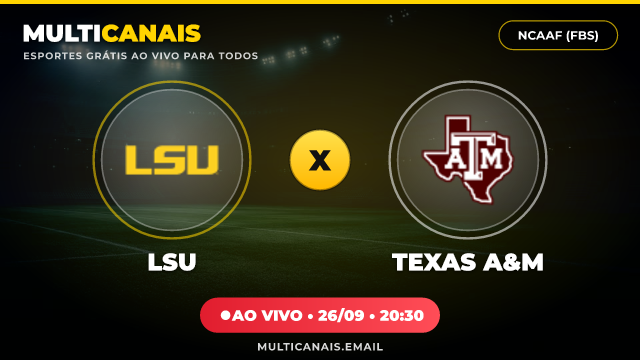 Banner LSU x Texas A&M