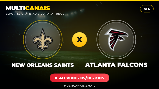 Banner New Orleans Saints x Atlanta Falcons