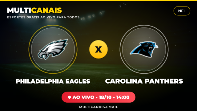 Banner Philadelphia Eagles x Carolina Panthers