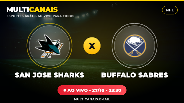 Banner San Jose Sharks x Buffalo Sabres