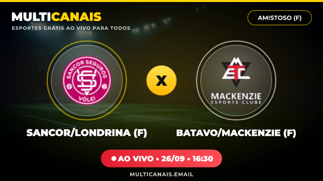 Banner Sancor/Londrina (F) x Batavo/Mackenzie (F)