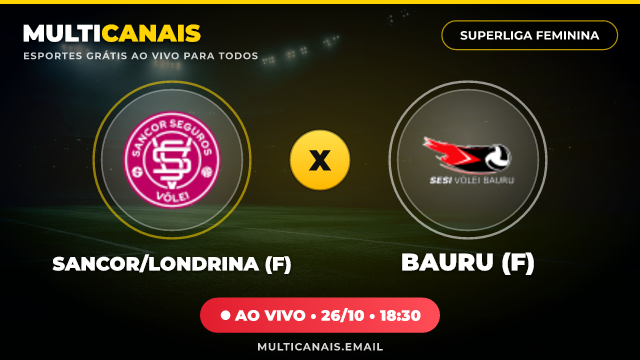 Banner Sancor/Londrina (F) x Bauru (F)