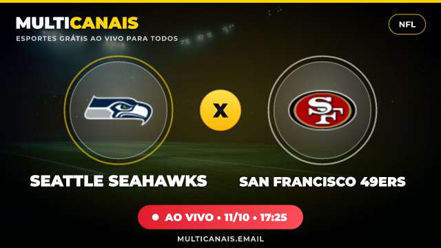 Banner Seattle Seahawks x San Francisco 49ers
