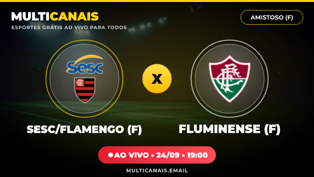Banner Sesc/Flamengo (F) x Fluminense (F)