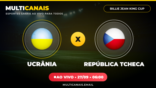 Banner Ucrânia x República Tcheca