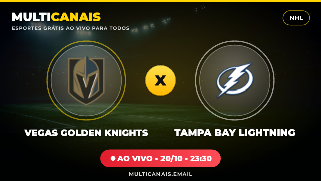 Banner Vegas Golden Knights x Tampa Bay Lightning