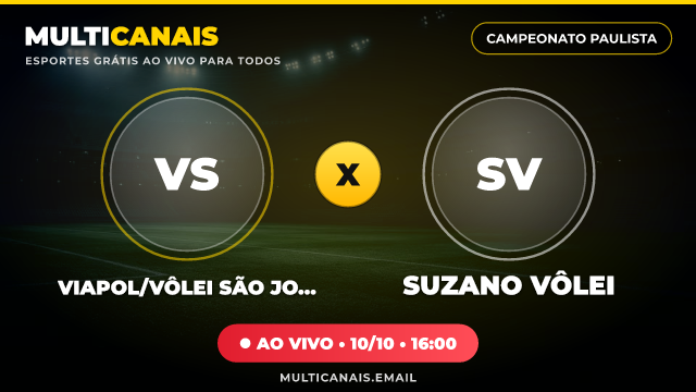 Banner Viapol/Vôlei São José x Suzano Vôlei